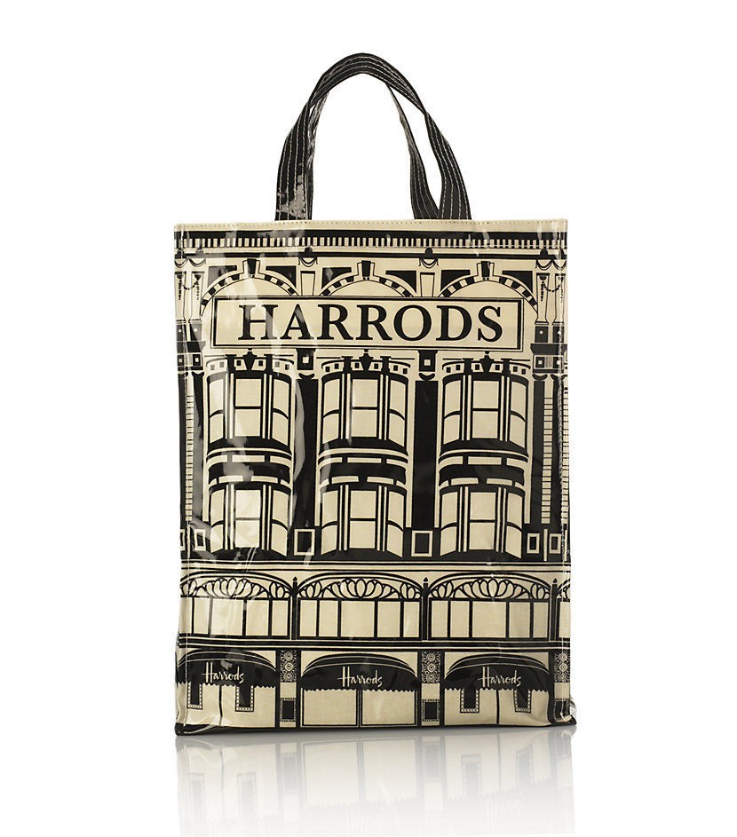 HARRODS OF KNIGHTSBRIDGE LONDON 2012 SHOPPING TOTE SHOPPER BAG HANDBAG 