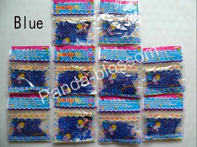 Magic 20Bags BLUE Crystal Mud Soil Water Beads Flower Planting