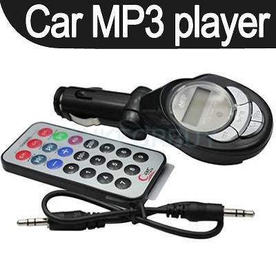 Car Kit  Player FM Transmitter for SD/MMC/USB/CD