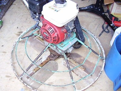 Whiteman concrete power trowel concrete finisher Honda engine whirly 