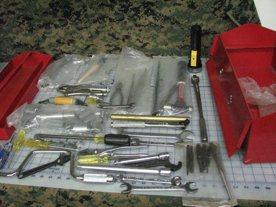 military tool box set easco k d KAL breaker file socket screwdriver 