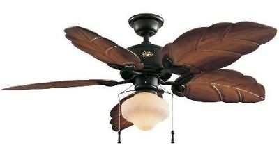 Hampton Bay Nassau Indoor / Outdoor 52 inch Tropical Ceiling Fan with 