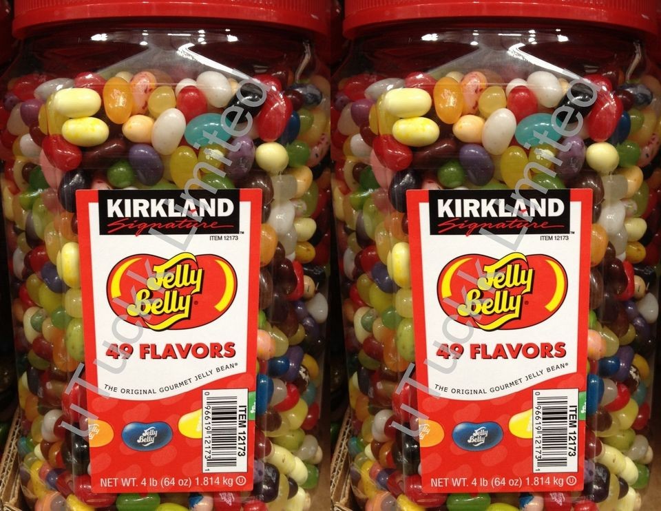 Jelly Belly Beans 49 Flavors Original Gourmet Bean Candy Huge 4Lb 