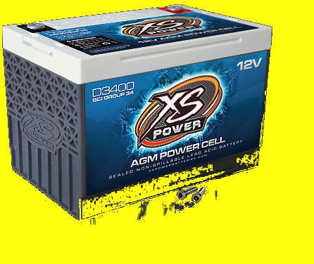   Cycle 12 Volt 12V AGM Power Cell Battery D3400 Brand New 3300 amp