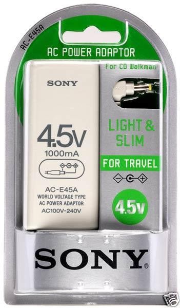 SONY ACE45A Worldwide AC Power Adaptor AC E45A ~NEW~