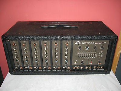 PEAVEY 400 BH XR600C MIXER AMP 8 AMP 800 WATTS PRO AUDIO EQUIPMENT AND 