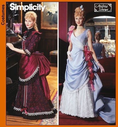 Victorian Gown Miss Kitty GunSmoke 6 t 12 NEW Simplicity Costume 