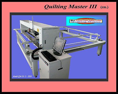   Master III S Industrial Long Arm, Computer Guided Quilting Machine