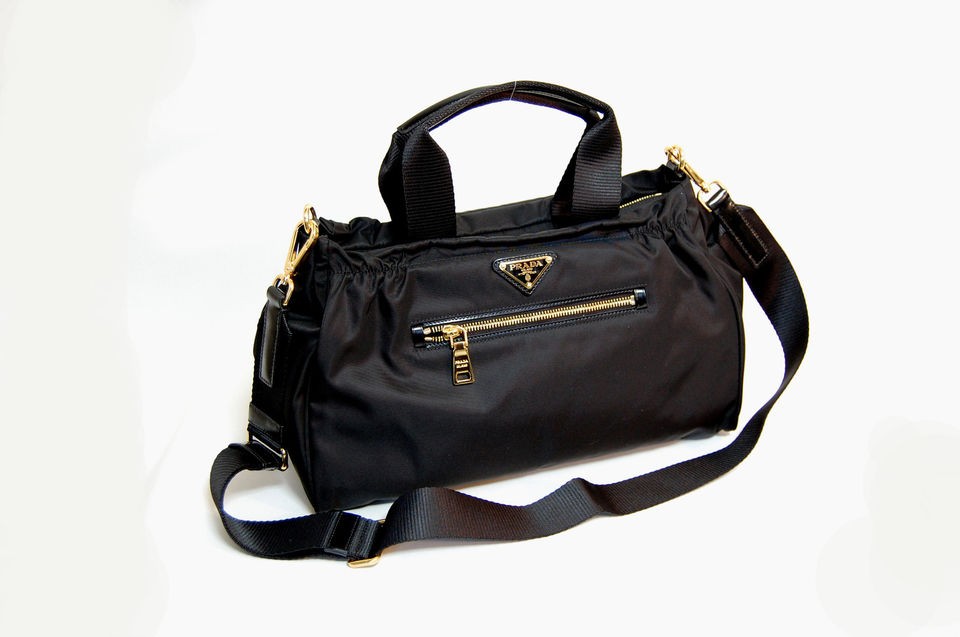 PRADA Shopper Tote Bag TESSUTO+SAFF​IAN BR4001 NERO New Arrivals