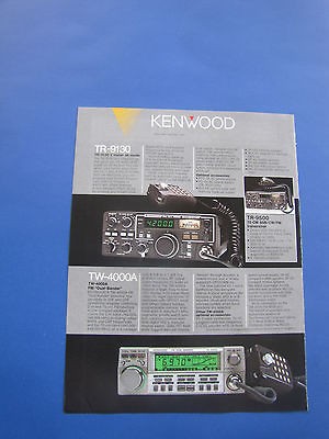   TR 9130 / TW 4000A ALL MODE FM/SSB/CW TRANSCEIVER * ORIG. PRINT AD