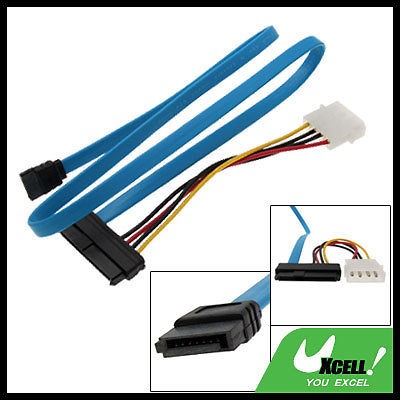 15 Pin Data Power Y Splitter Serial ATA SATA Cable Nhzew