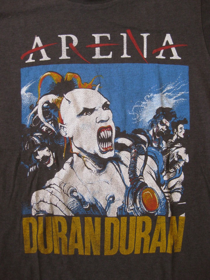 amazing 1984 DURAN DURAN ARENA black M Medium vintage T Shirt tour 