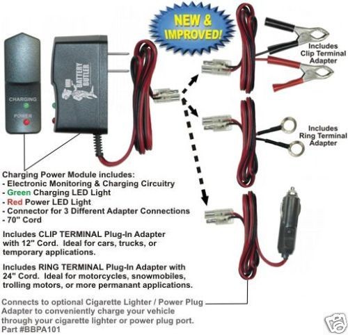 BATTERY BUTLER, 12   Volt Battery Storage Charger