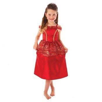 Girls Ruby Ballroom Dance Wedding Carnival Christmas Fancy Party dress 