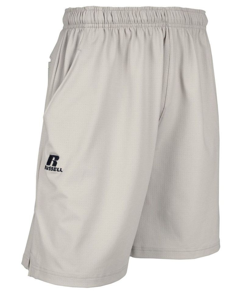   ATHLETICS 3 POCKET DRI POWER COACHES SHORTS SHORT  CEMENT COLOR