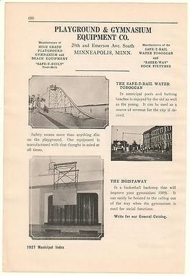   & Gymnasium Equipment Water Toboggan Hoistaway Basketball Ad