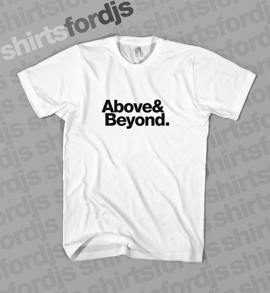   and Beyond WHITE T SHIRT S M L XL Dance Music DJ WMC Trance Ultra