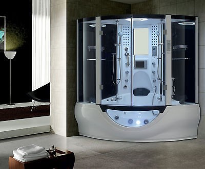 Newly listed STEAM SHOWER ENCLOSURE SAUNA HOT TUB BATH SPA WHIRLPOOL 