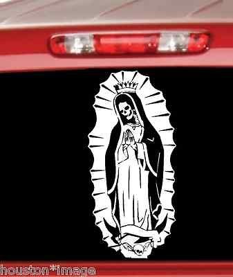 LA SANTA MUERTE DECAL LA SANTISIMA DECAL LA MADRE BUENA SUERTE MUERTE 