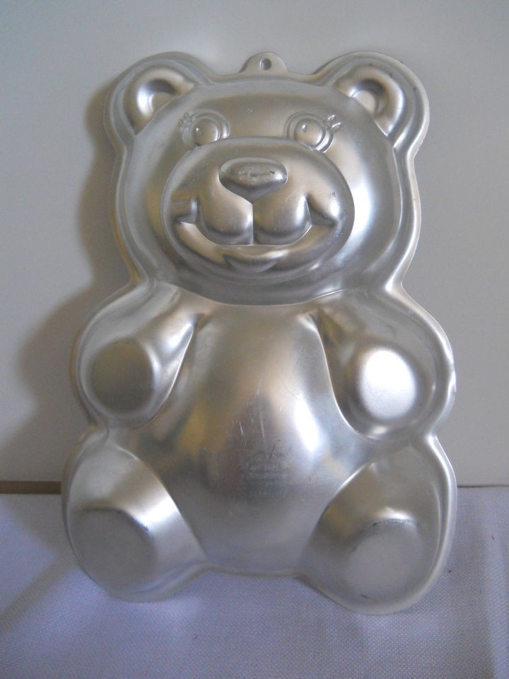 VINTAGE WILTON CAKE PAN TEDDY PANDA BEAR 2105 9402 1986 JELLO MOLD