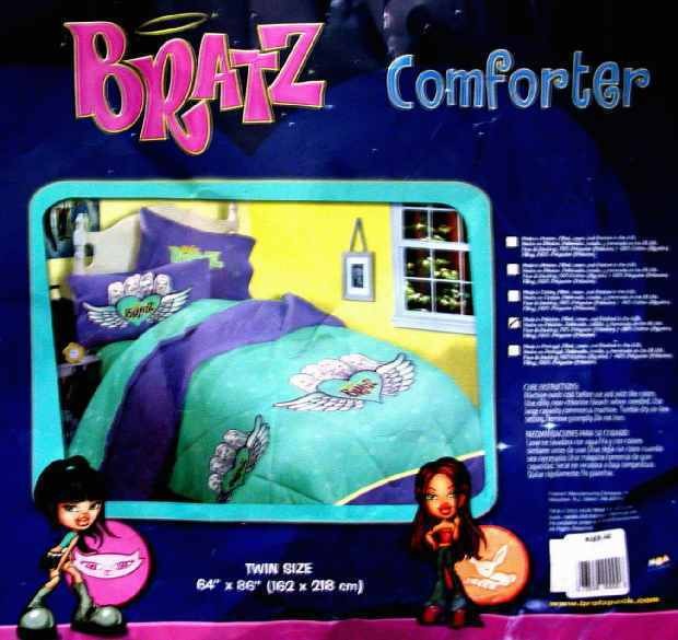 BRATZ ANGELS TWIN COMFORTER SHEETS 4PC BEDDING SET NEW