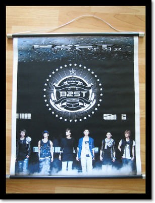 BEAST B2AST KOREAN MUSIC BEAST SCROLL BANNER