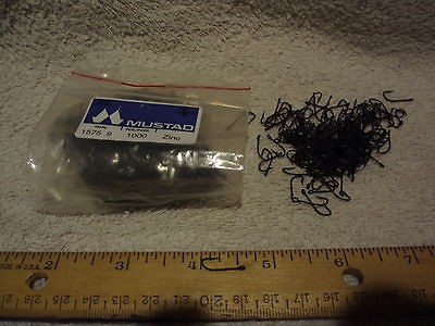 500 MUSTAD 1575 LIMERICK HOOKS BLACK SIZE 9 FRESHWATER FISHING 