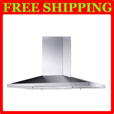 Stainless Steel 30 Kitchen Fan Oven Range Hoods Island Stove 