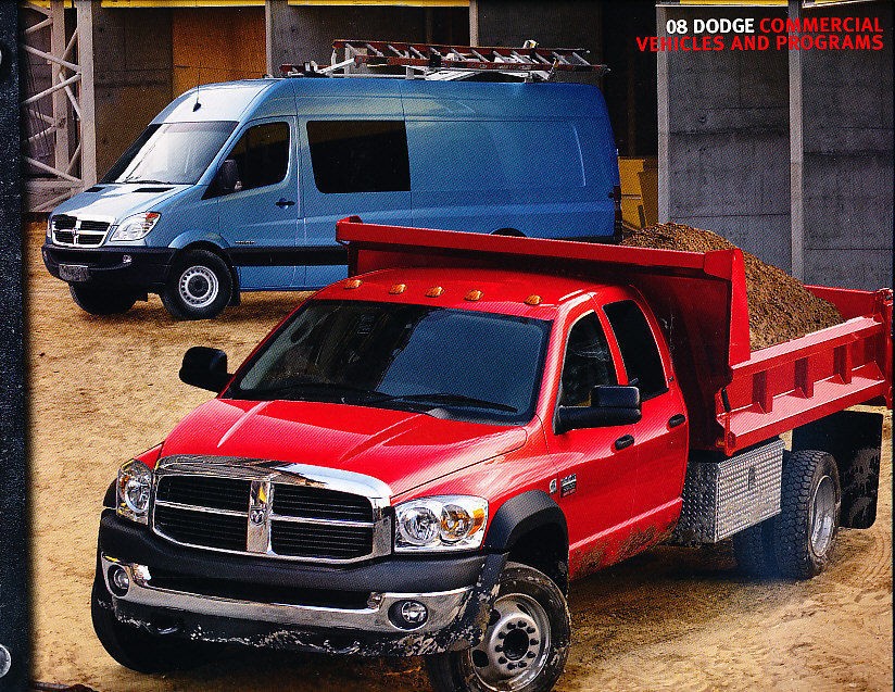 2008 Dodge Commercial Truck 24 page Sales Brochure   Dakota Ram 