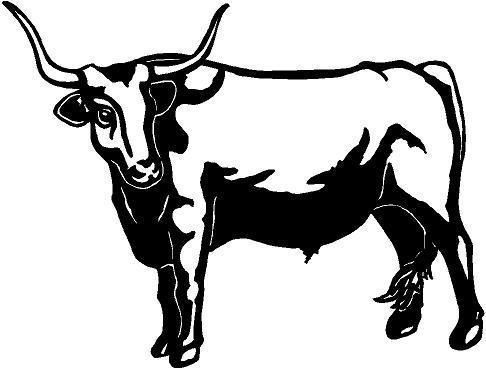   Bull Vinyl Decal Sticker Car Truck Window Trailer Boat Barn Bike 23