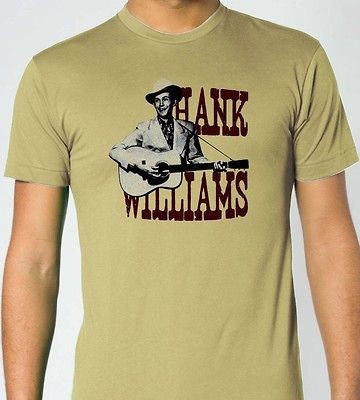 HANK WILLIAMS Country Music Blues T Shirt S M L XL XXL
