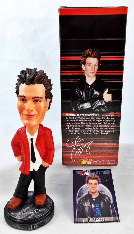 Sync J C CHASEZ 2001 Bobblehead Doll   Mint in Box S10