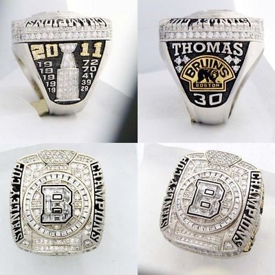 Boston Bruins 2011 Stanley Cup Championship Ring   Thomas
