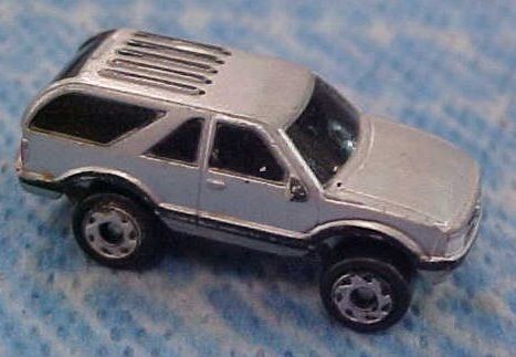 Micro Machines 1995 1997 Chevrolet S10 Blazer 1990s Chevy S 10 Silver