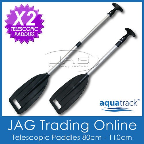   TELESCOPIC ALUMINIUM OARS PADDLES   Boat/Canoe/Kayak/Inflatable/PWC