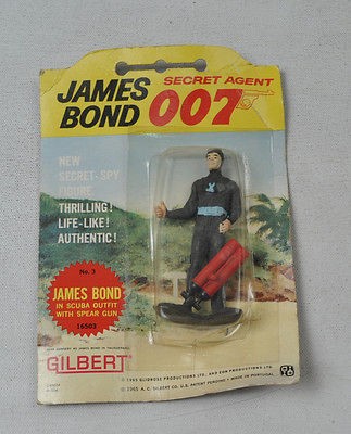 James Bond Secret Agent 007 Scuba Outfit Spear Gun Sean Connery on