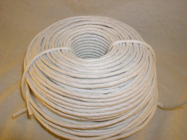 Lb Coil of 6/32 Fibre Rush White, New & Fresh