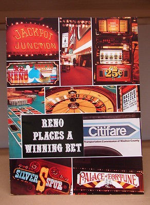 RTS 4 PAGE SALES BROCHURE FROM THE RENO NEVADA BUS SYSTEM