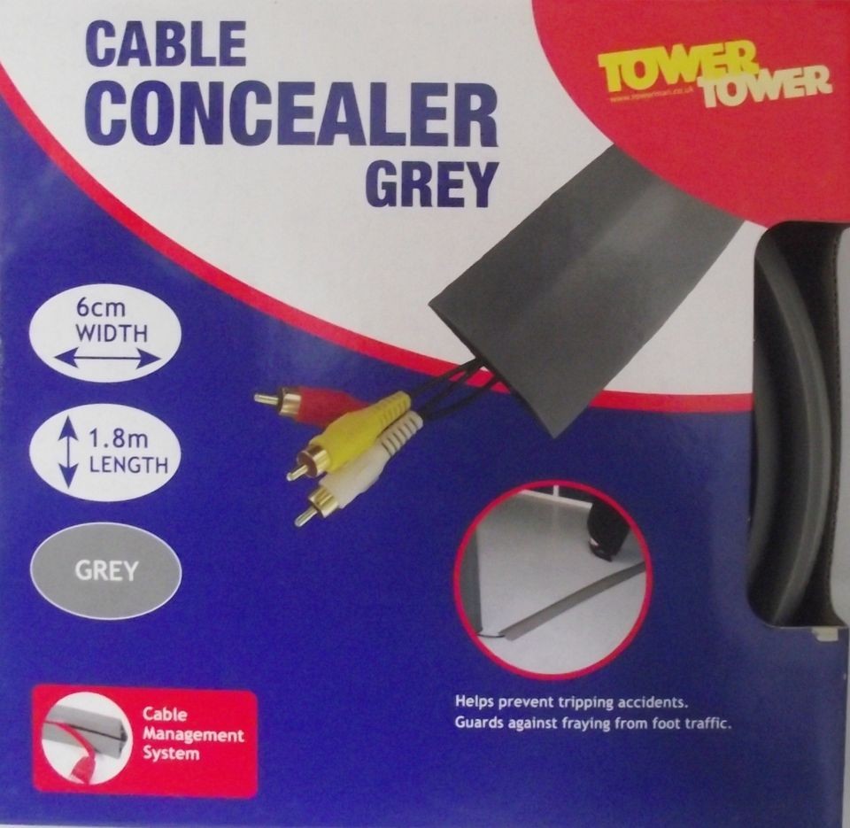  Cable Protector Floor Cover Conduit Trunking Rubber Wire Management 