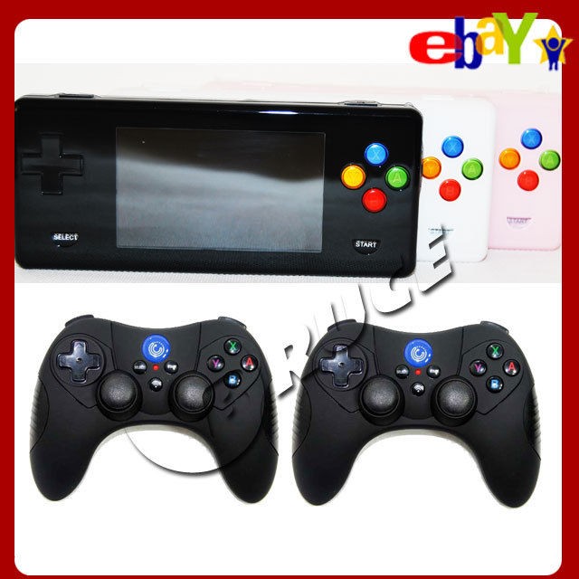 Dingoo A380 Emulator Game RMVB AVI MP4 Player Console+Two Wireless 