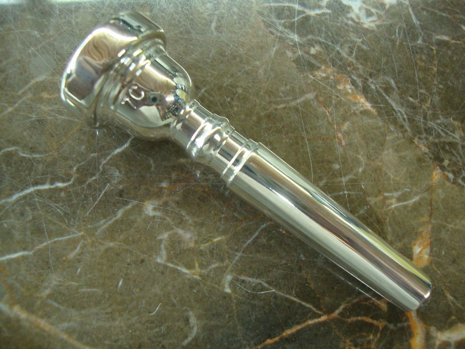 SILVER PLATED 7C Bach Style Bb Trumpet Mouthpiece NEW LOWER PRICE