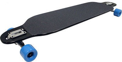 DOWNHILL FREESTYLE LONGBOARD Black Bomber 9.5 X 42.25 Drop Through 