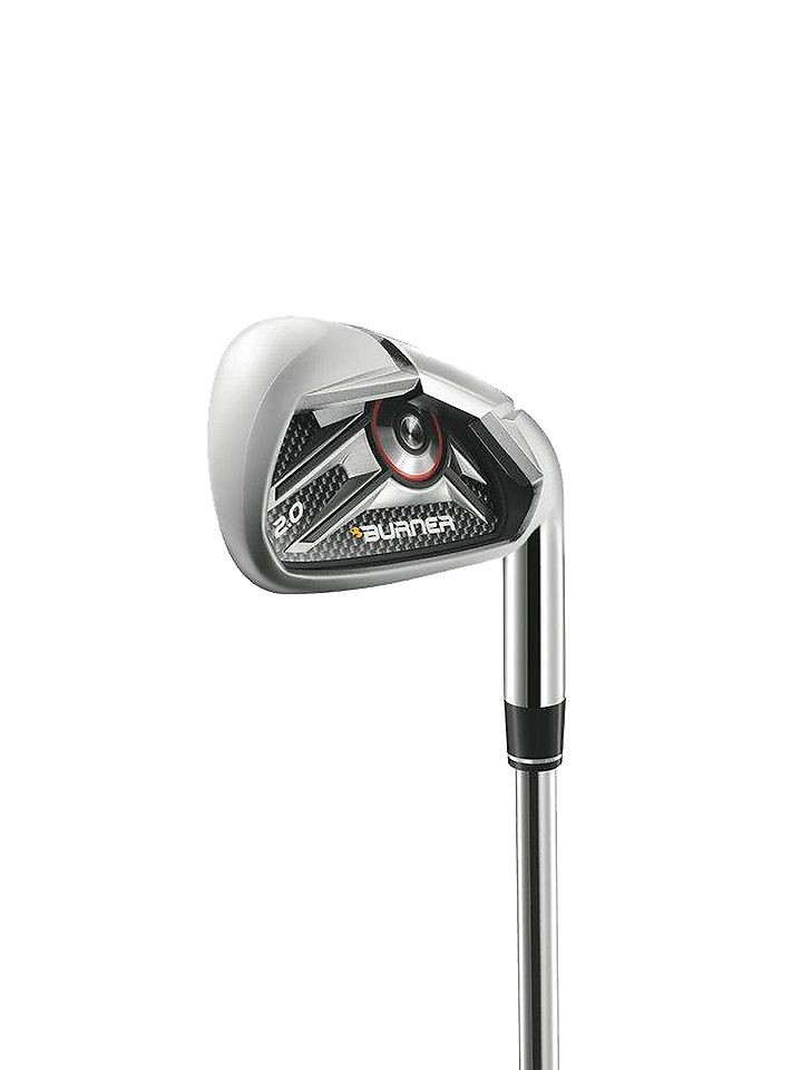 New TaylorMade Golf Burner 2.0 HP Iron Set (4 PW) Steel Stiff Flex