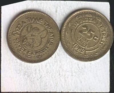 1982 Pizza Time Die Crack Token Chuck E Cheese