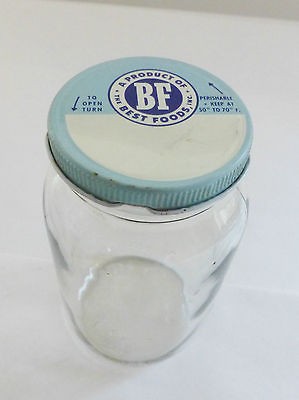 Vintage 1948 Best Foods Mayonnaise Jar Duraglas Pint Owens Illinois 