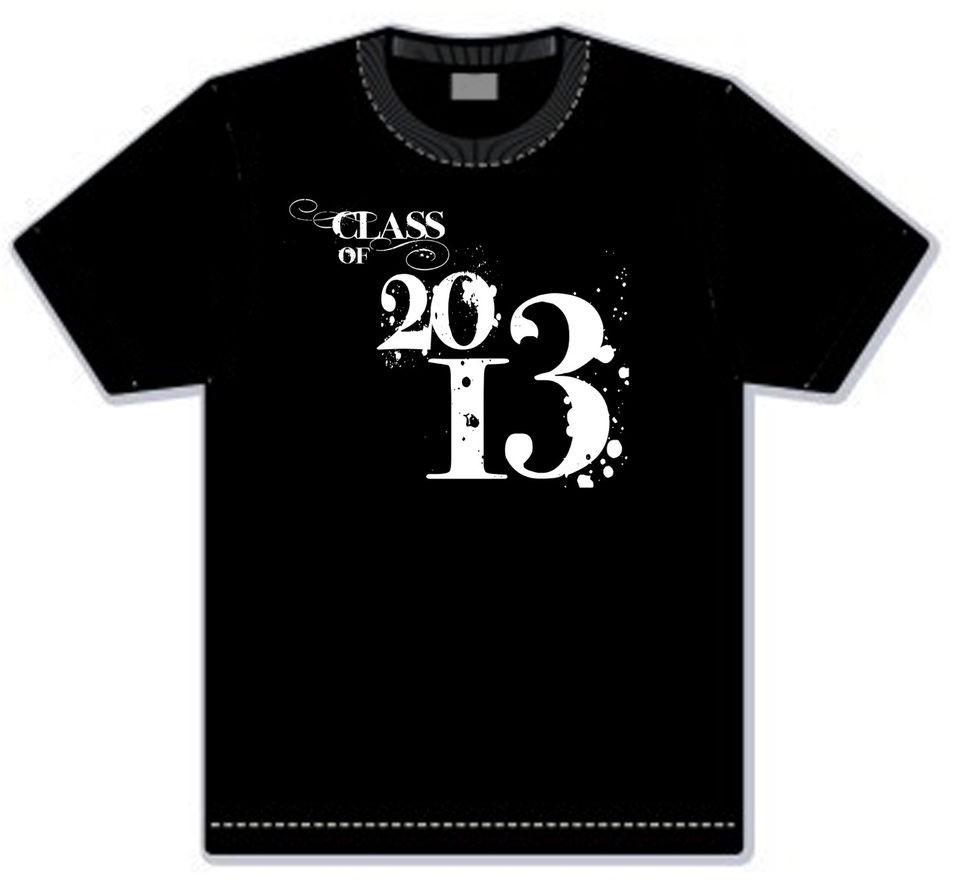 Class of 2013 T Shirt, Senior 2013, Grunge Peace, New, Personalize