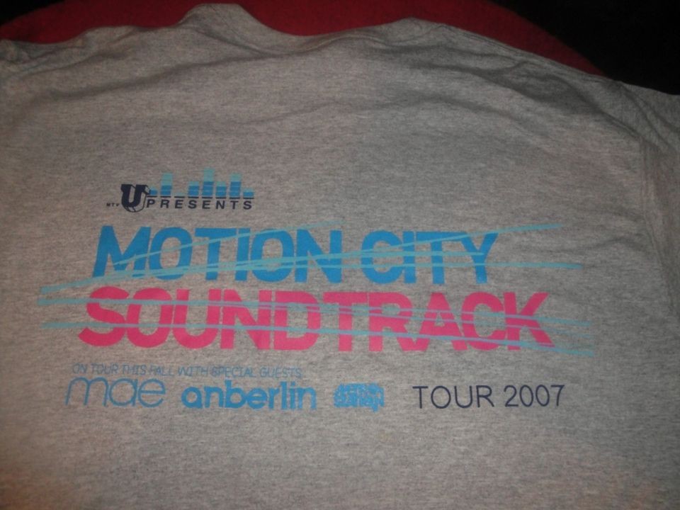 Motion City Soundtrack MAE Anberlin Metro Station Mtv U T Shirt 