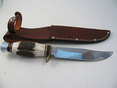   CRANE BRAND # 715 ROBIKLAAS SOLINGEN GERMANY VINTAGE KNIFE & SCABBARD