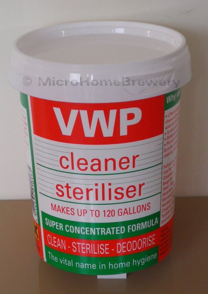 VWP Steriliser/Cleaner 400g Homebrew Equipment for Wine Cider & Beer 