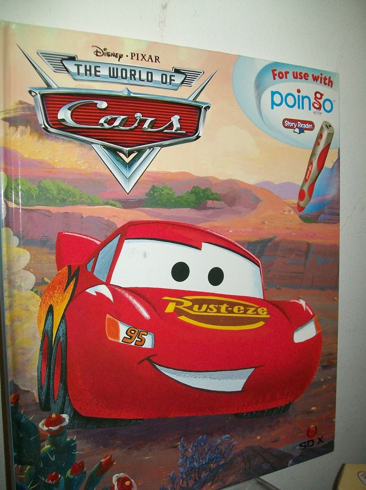 DISNEY PIXAR THE WORLD OF CARS & FINDING NEMO 2 BOOK SET OF POINGO 